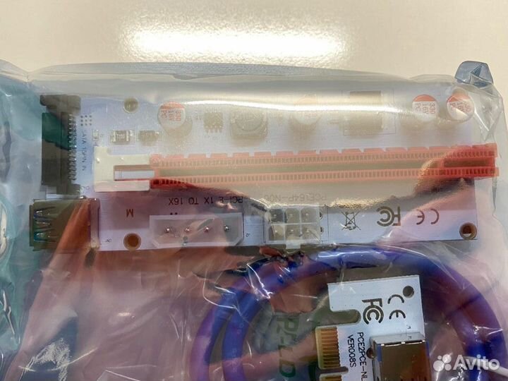 USB райзеры для майнинга на видеокартах VER: 008S