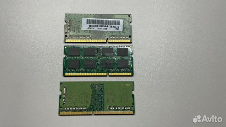 Оперативная память для ноубука DDR3/DDR4