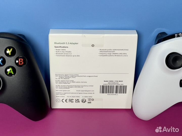 Ugreen Bluetooth 5.3 Adapter для геймпадов