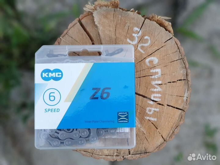 Цепь для велосипеда 6 скоростей с замком KMC