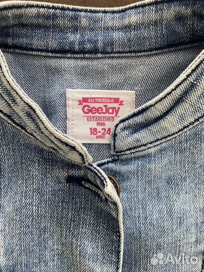 Джинсовая куртка для девочки