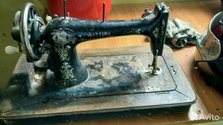 Ретро Швейная машина Wettina 1905 г