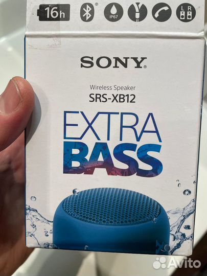 Акустическая колонка sony extra bass SRS-XB12