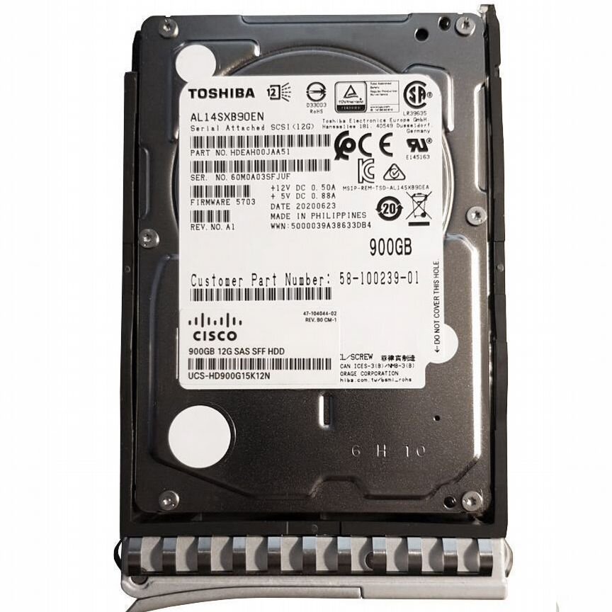 [UCS-HD900G15K12N] Жесткий Диск Cisco 900gb Sas 2,5" Ucs-Hd900g15k12n