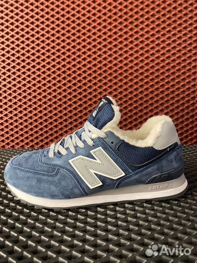 Меховые зимние кроссовки New Balance 574