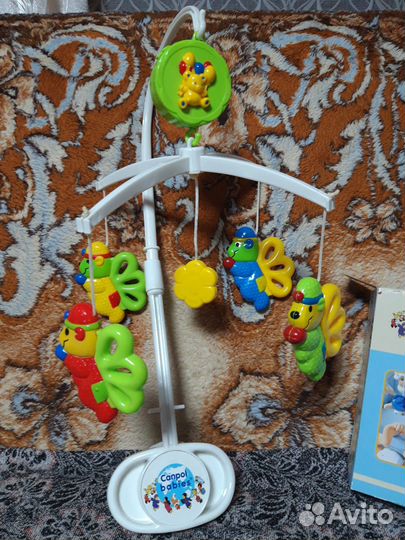 Мобиль на кроватку музыкальный