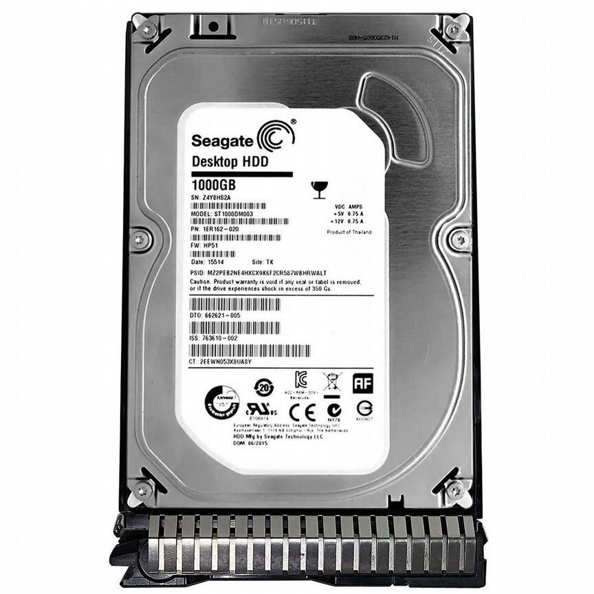 [763610-002] Жесткий Диск Hp 1tb Sata3 3,5" Hdd 763610-002