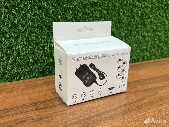Универсальный адаптер блок питания 3-12V +насадки