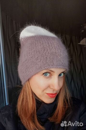 Шапка ручной работы из пуха норки