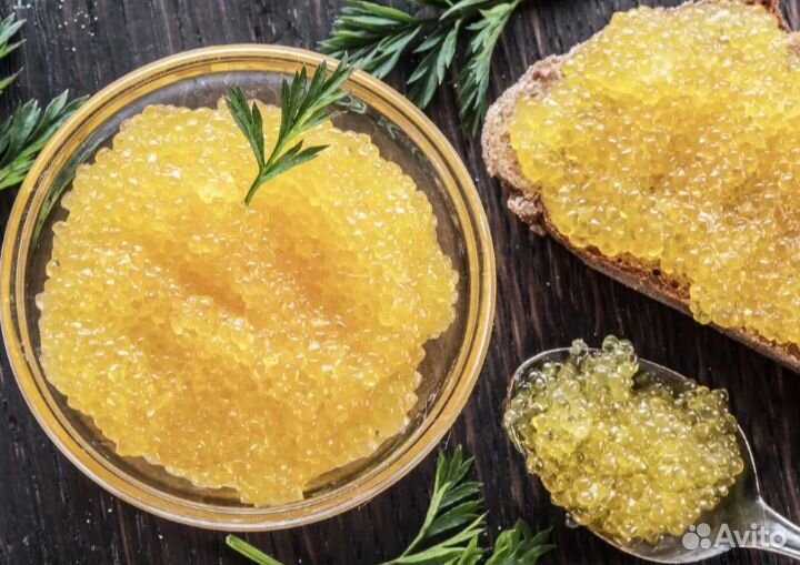 Икра лососевой рыбы Кета, Горбуша, Палтус