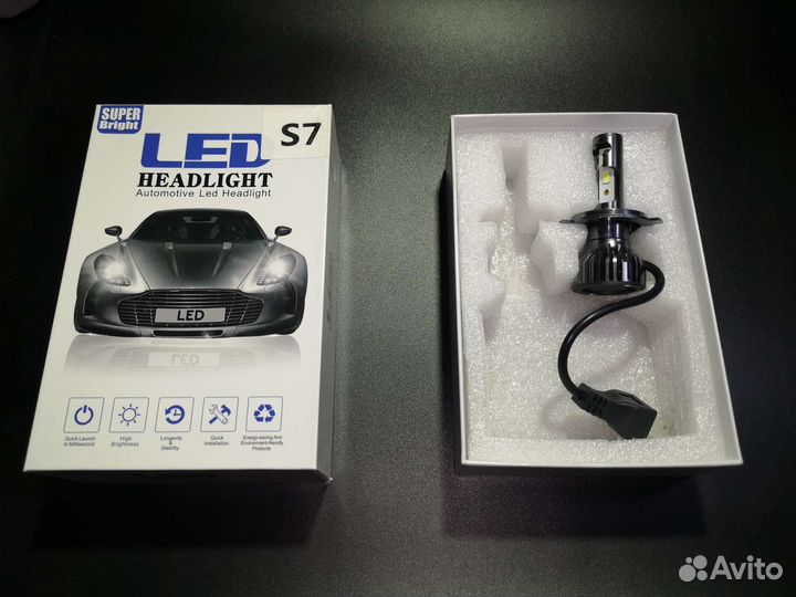 Диодная лампа h4