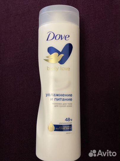 Молочко для тела Dove 250ml увлажнение и питание
