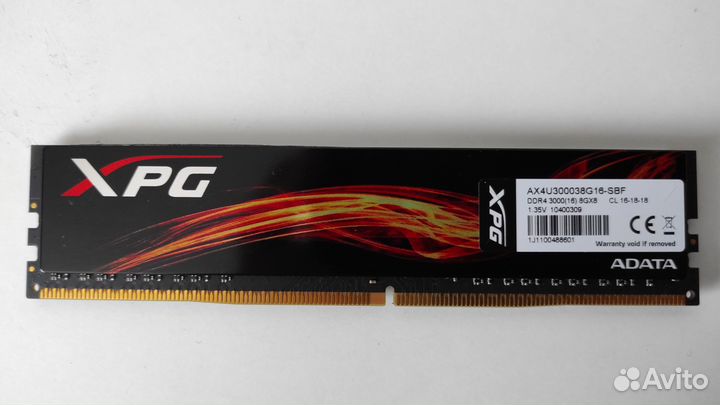 Оперативная память DDR 4 A-Data XPG 8 гб