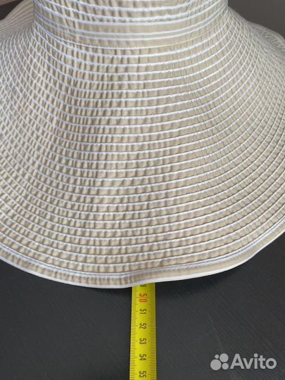 Шляпа панама с большими полями летняя женская