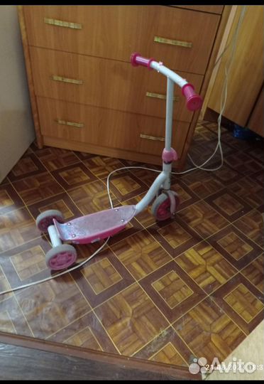 Самокат детский трехколесный бу