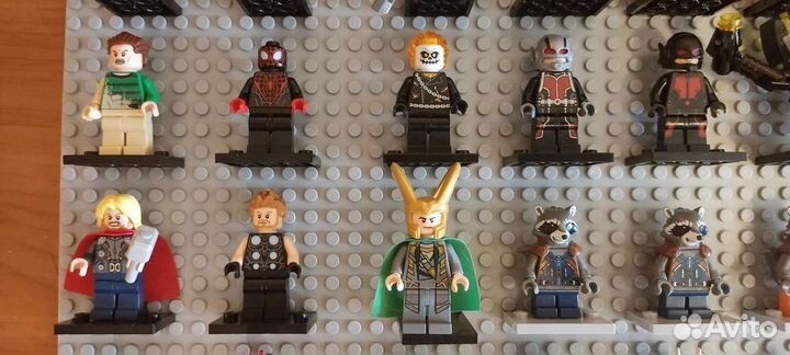 Lego DC Marvel минифигурки коллекция