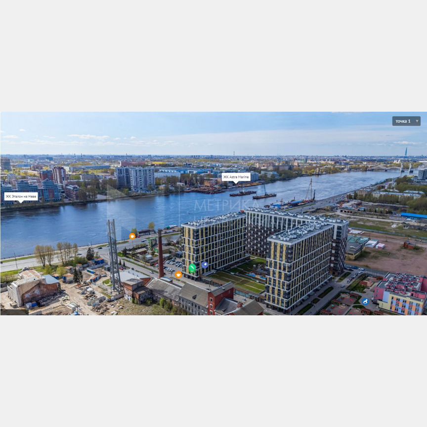 Квартира-студия, 27 м², 10/15 эт.