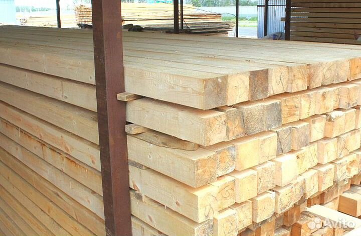 Брус обрезной 1 сорт 150х150мм, 6м
