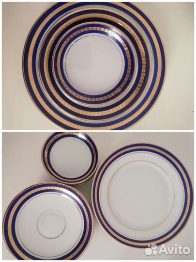 Фарфоровый чайный сервиз гдр