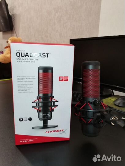 Микрофон hyperx quadcast