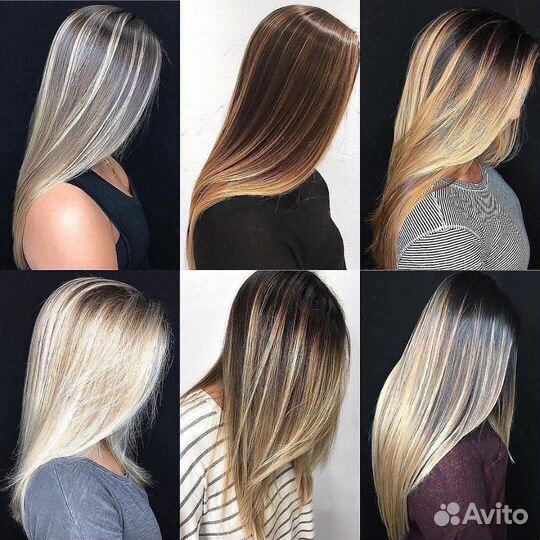 Сложное окрашивание волос air тач колорист
