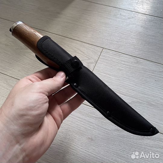 Нож охотник с уткой + ножны