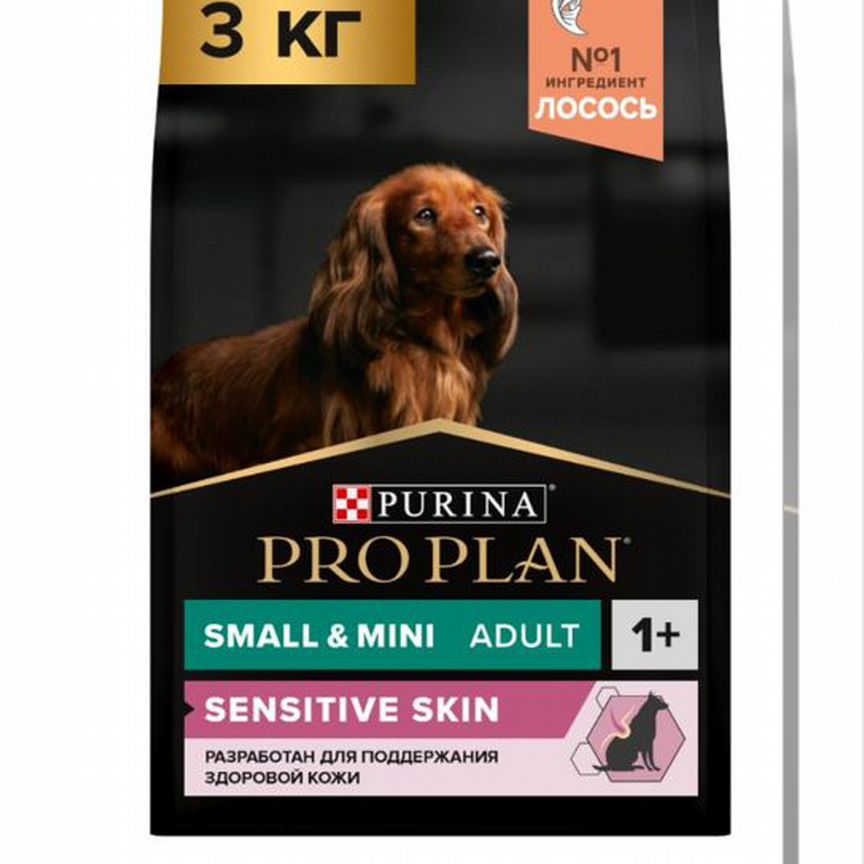 Корм для собак Purina Pro plan с лососем