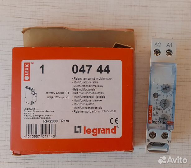 Реле Legrand 004744, Rex2000TR1m