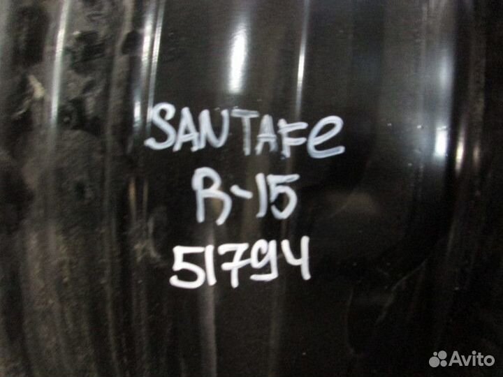 Диск штампованный R15 Hyundai Santa Fe (SM) / Sant