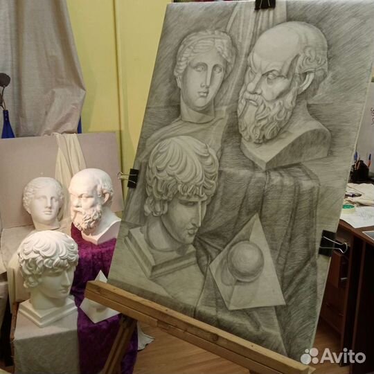 Репетитор по начерталке/рисунку/черчению/живописи