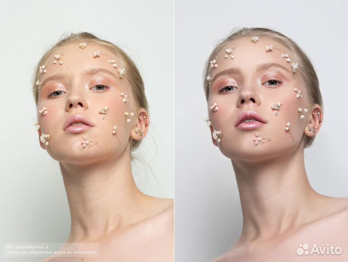 Ретушь, обработка фото удаленно