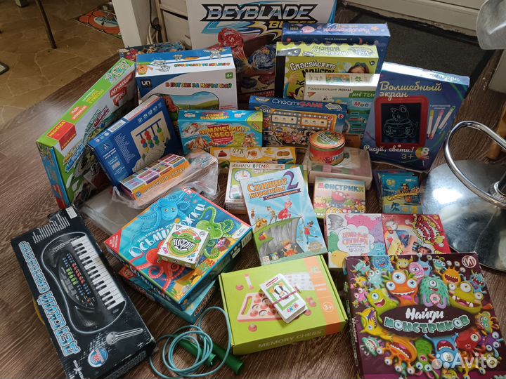 Детские настольные игры пакетом