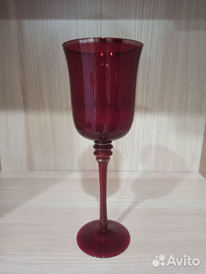 Бокал декоративный 24 см ваза, подсвечник