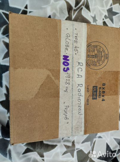 RCA Tube 45 Globe 1928 год NOS