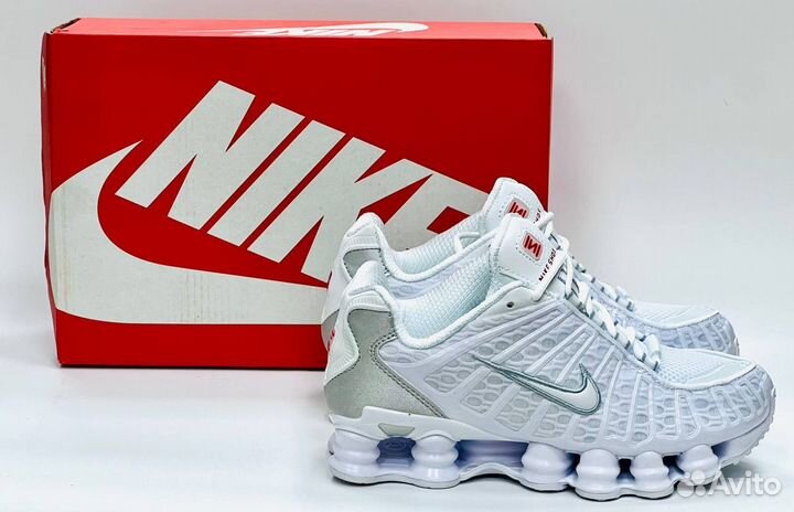 Кроссовки в Омске nike shox белые