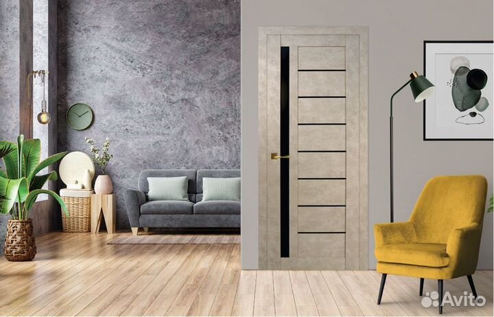 Дверь межкомнатная эшвайт Д13