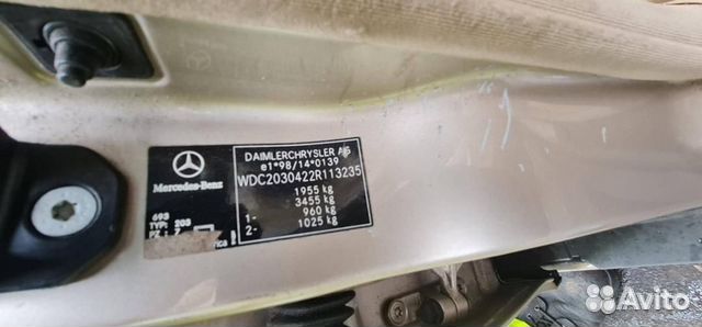 АКПП mercedes c-class 1.8 R1402712601