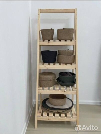 Стеллаж деревянный