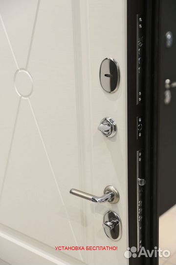 Входная дверь в квартиру с установкой