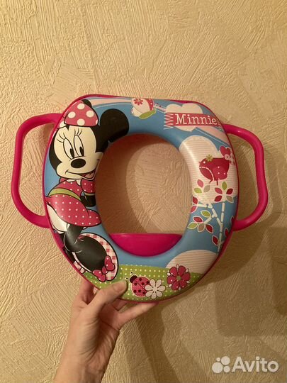 Сиденье детское с ручками на унитаз