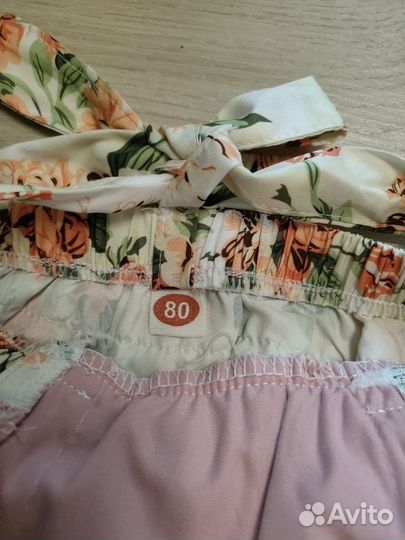 Боди платье 74-80