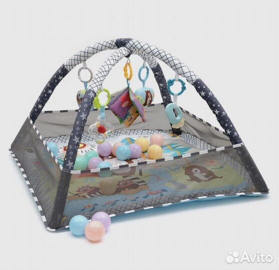 Развивающий игровой коврик-манеж