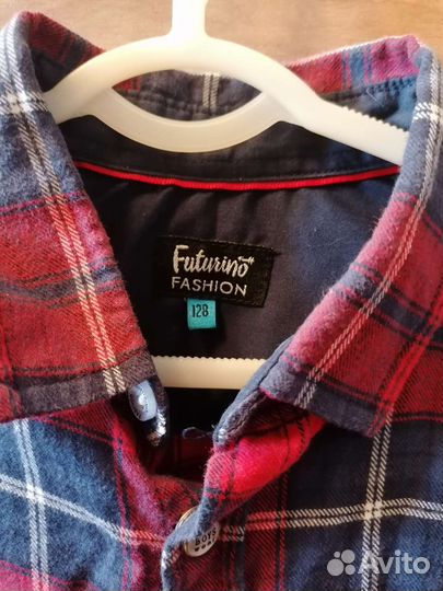 Рубашка в клетку для мальчика