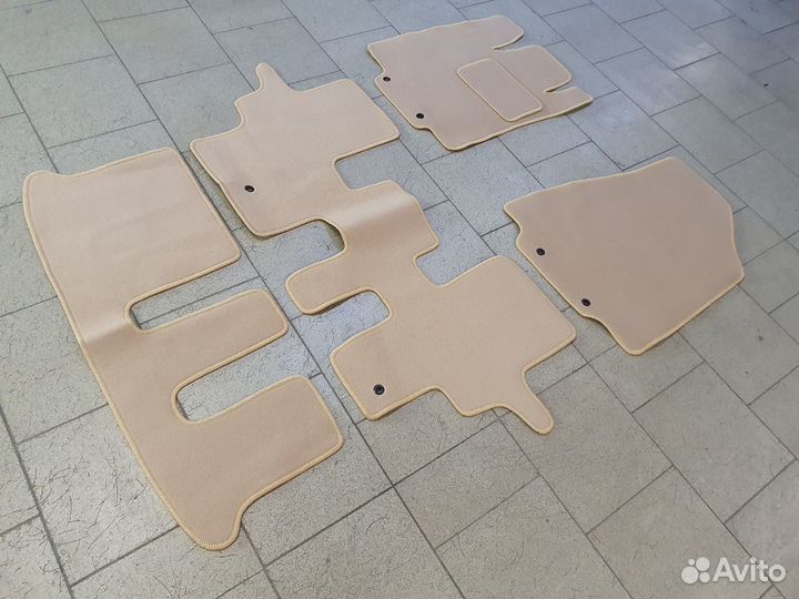 Коврики в салон Infiniti JX (2012-2014) 3 ряда