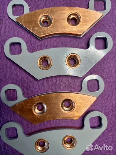 Медные тормозные колодки в круг на stels Guepard