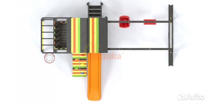 Детская площадка Савушка Мастер 4 (orange)