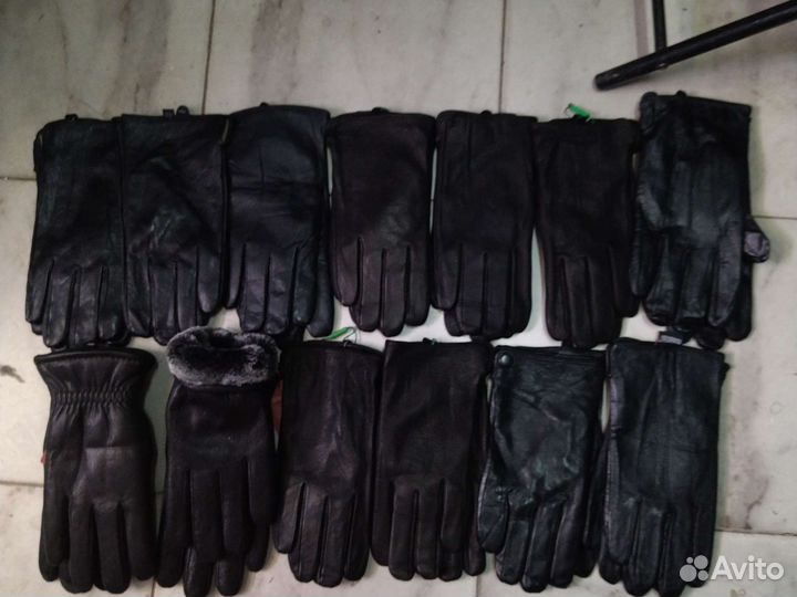 Перчатки натуральная кожа