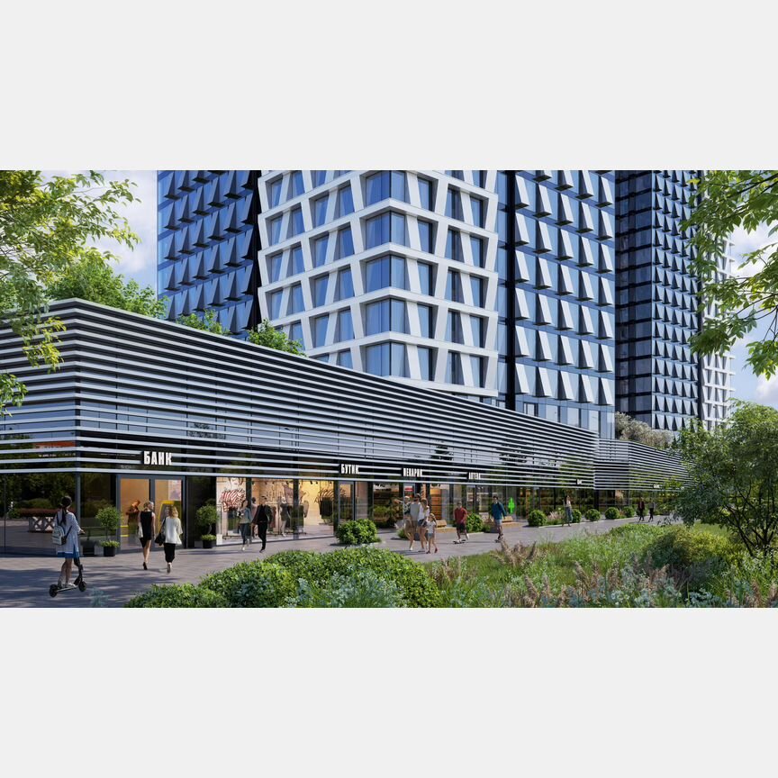 2-к. апартаменты, 40,8 м², 21/35 эт.