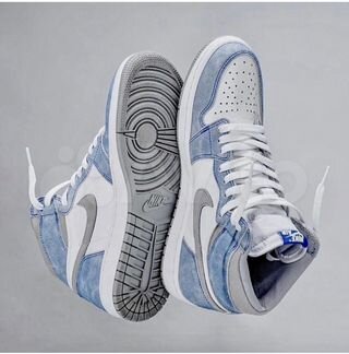 Кроссовки Nike Air Jordan 1, blue