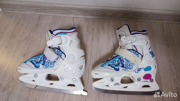 Коньки детские раздвижные 27-30